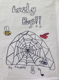 Drawing of the web by Isabelle